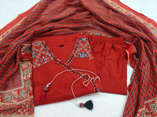 Angrakha style kurta set