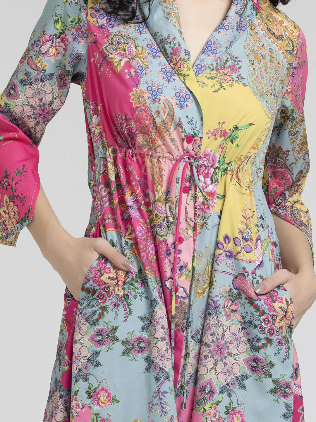 Empire Multicolour Floral Dress