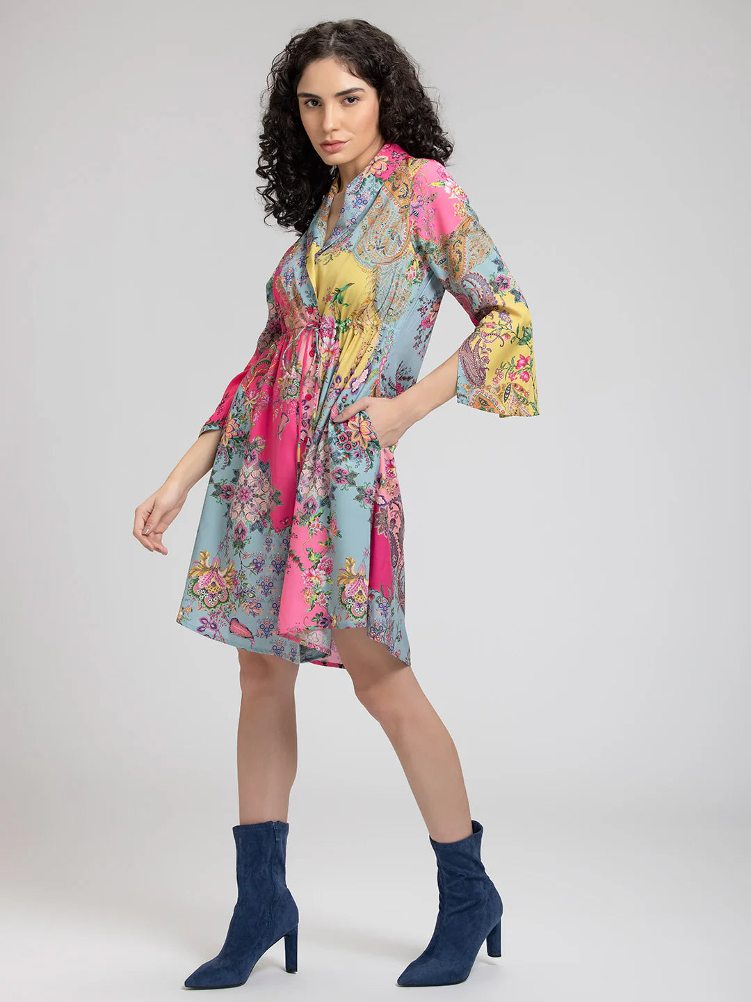 Empire Multicolour Floral Dress