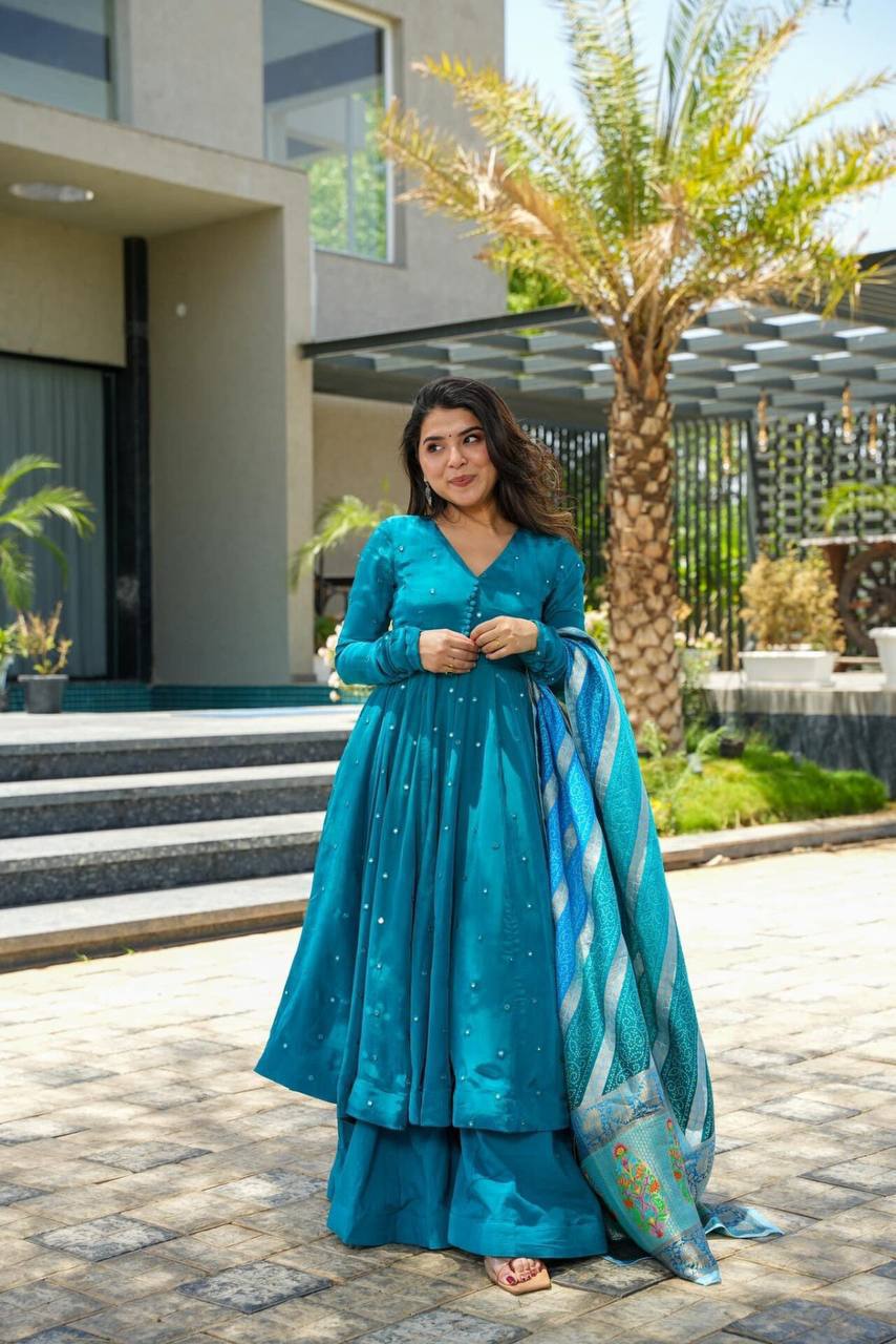 Arra Blue Suit Set - Buy Shree Wear For Women Online In India