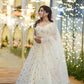 Meraki White Organza Lehenga Set