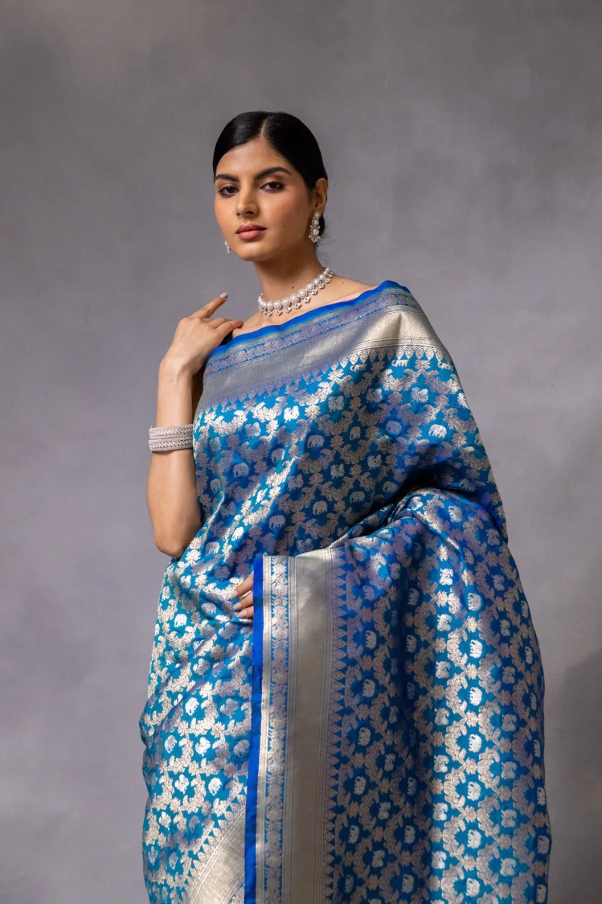 Women Kanajivarm Art Silk Saree