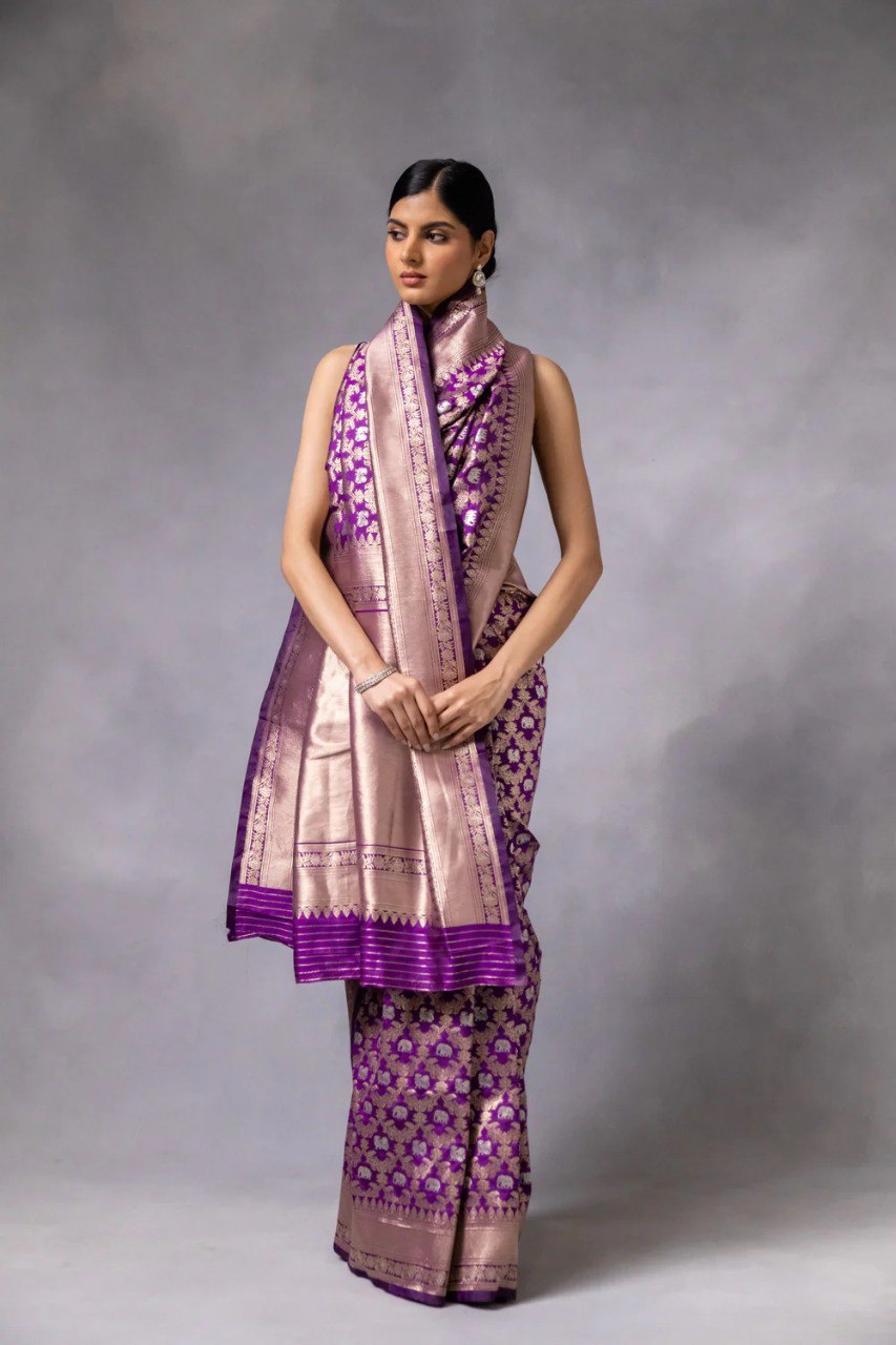 Women Kanajivarm Art Silk Saree