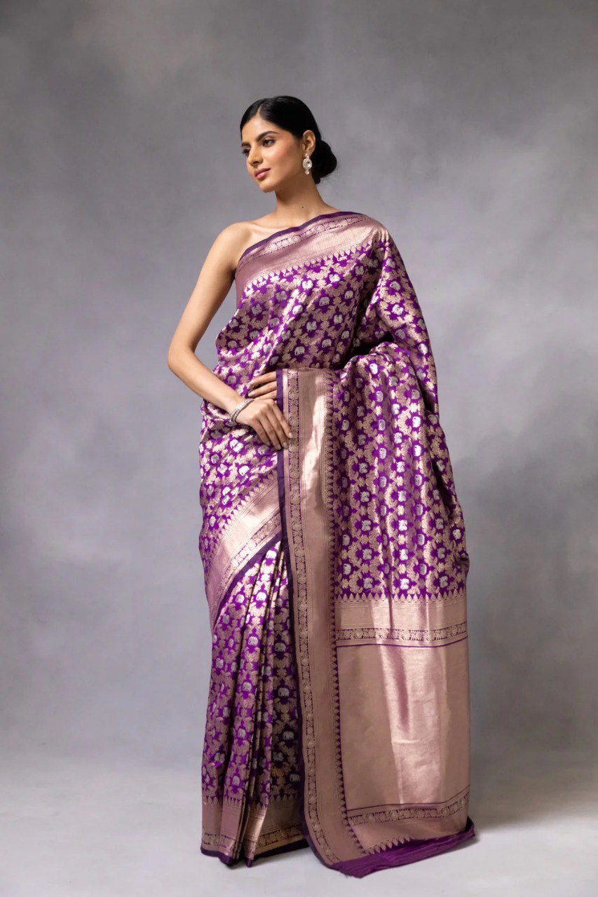 Women Kanajivarm Art Silk Saree