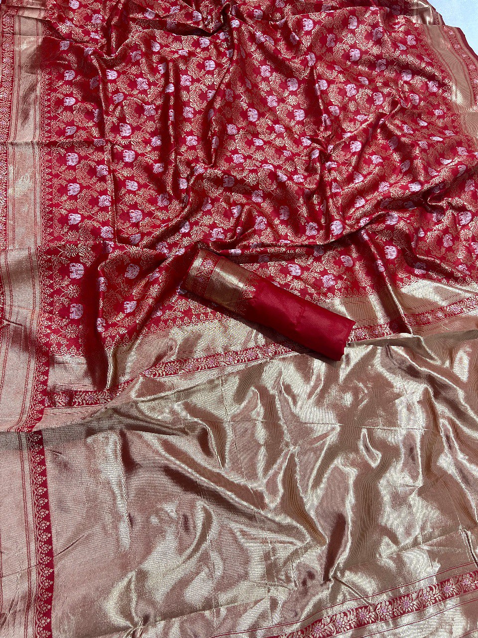 Women Kanajivarm Art Silk Saree