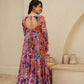 Purple Glory Chinon Maxi -Buy Designer Ethnic Wear For Women