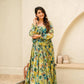 Digital Printed Anarkali Fully Flared Heavy Air Tex Chinon Gown For Casual Occasion