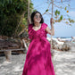 Pink Blossom Cotton Dress - Shree