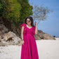 Pink Blossom Cotton Dress - Shree