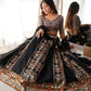 Stunning Black Evening Reception Party Special Lehenga Choli