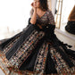 Stunning Black Evening Reception Party Special Lehenga Choli