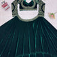 Emerald Premium Viscous Velvet Lehenga Set - shree fashion