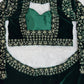 Emerald Premium Viscous Velvet Lehenga Set - shree fashion