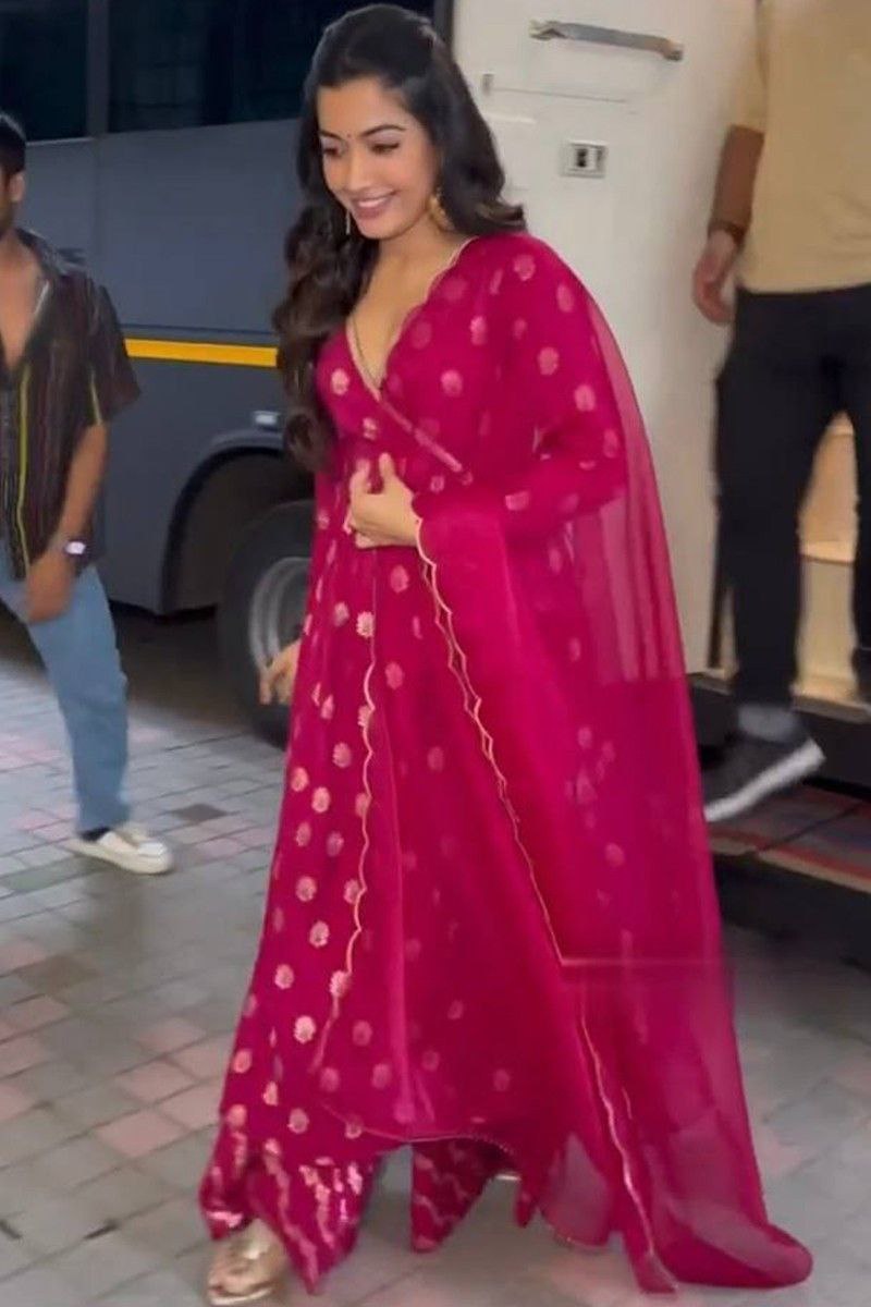 Rashmika Pink Suit - Shree Fashion