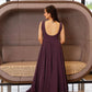 Purple Anarkali Suit With A Sweetheart Neckline