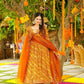 Mustard Hues Leheriya Suit Set - Shree Fashion