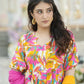 Festive Style Multi Color Sharara Set