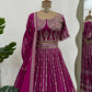 Heavy Magenta-Colored Lehenga Choli - shree fashion