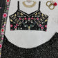 Heavy Embroidered Georgette Lehenga Choli With Blouse and Dupatta - Shree-fashion