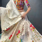 Digital Print And Real Mirror Work Rayon Lehenga Choli Set