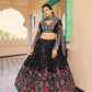 Elegant Black Georgette Lehenga Choli