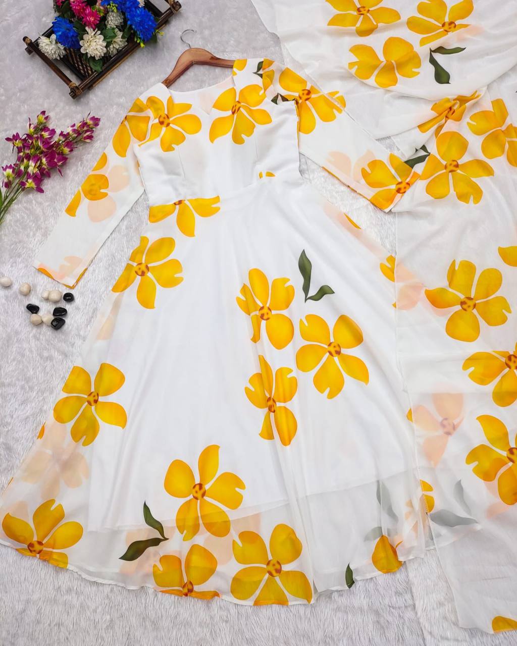 SUNFLOWER KALI SUIT BY SHREE FASHION