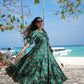 Green Maxi Dresses For Women by shree fashion