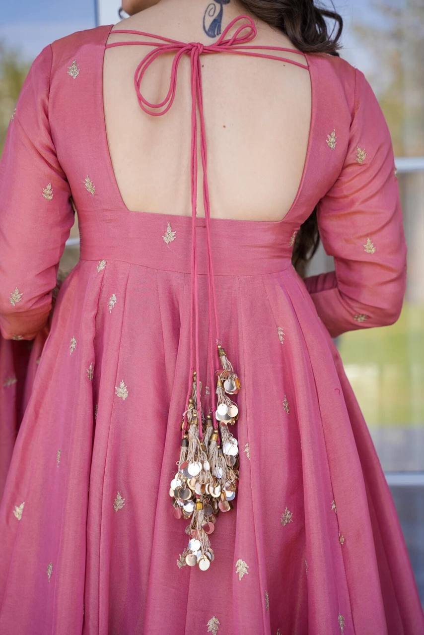 Pink Kurta Suit Sets For Women by SHREE FASHION