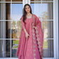 Pink Kurta Suit Sets For Women by SHREE FASHION