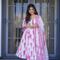 Anarkali Leaf Print Outfit - Shree Fashion