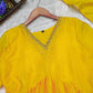 Beauty Anarkali Yellow Kurti Palazzo Set For Women By shree-fashion