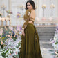 Radiant Olive Green Lehenga : A Stunning Wedding Gala Ensemble