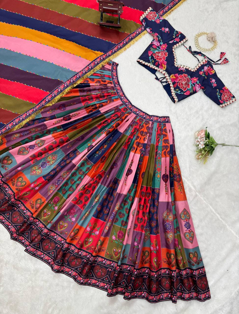 Shree Multicolor Lehenga Choli Set