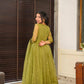 Green Organza Suit Set -Buy Shree Fashion