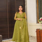 Green Organza Suit Set -Buy Shree Fashion