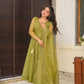 Green Organza Suit Set -Buy Shree Fashion