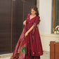 Divine Muslin Suit Set With Multicolour Dupatta