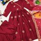 Divine Muslin Suit Set With Multicolour Dupatta