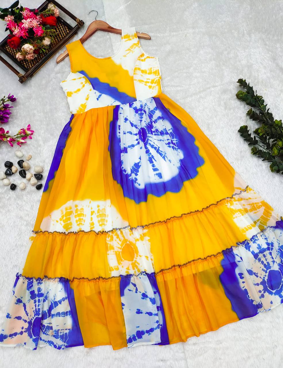 Trending Anarkali Sleeveless Freel Gown - Shree Fashion