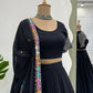 Women Designer Black Lehenga Choli