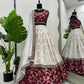 Red And White Designer Lehenga Choli - Buy shree fashion