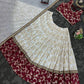 Red And White Designer Lehenga Choli - Buy shree fashion