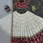 Red And White Designer Lehenga Choli - Buy shree fashion