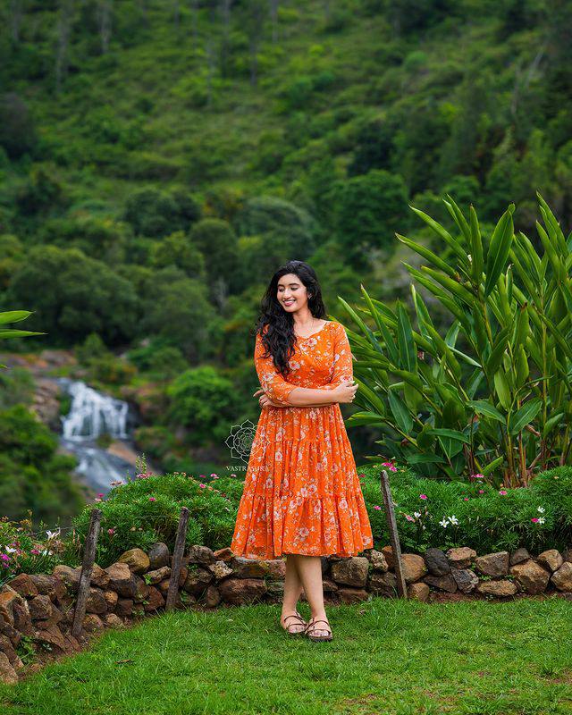 Stylish Floral Outfit Summer Dress