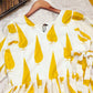 Yellow & White Kurta Suit Sets For Women By Shree Fashion