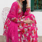 Pink Floral Sharara Set - shree fashion