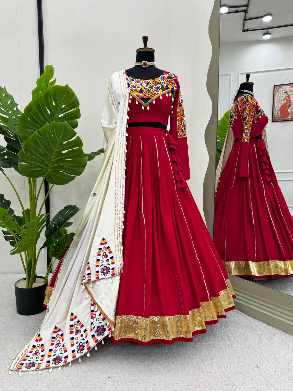 Heavy Rayon Silk Lehenga Choli - By Shree Fashion