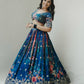 Hevay Blue Blossom Dream Choli