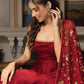 Elegant Red Anarkali Suit : A Timeless Classic