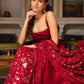 Elegant Red Anarkali Suit : A Timeless Classic